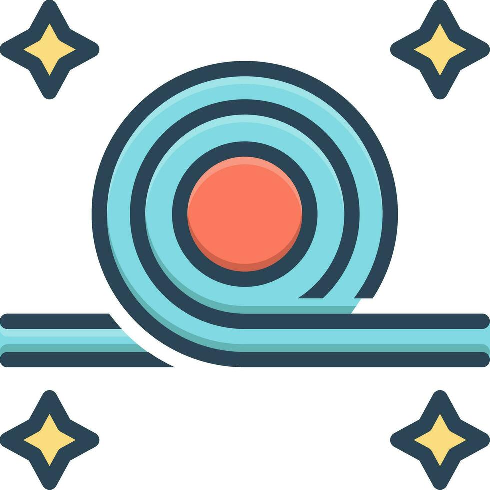color icon for bend vector