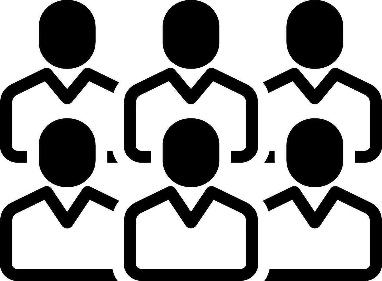 solid icon for public vector