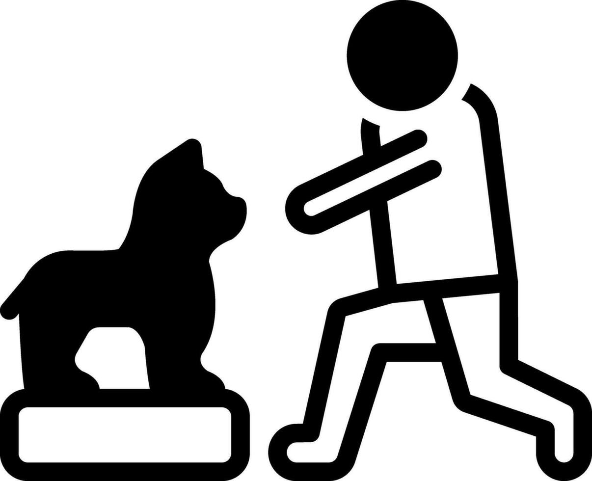 solid icon for adopt vector