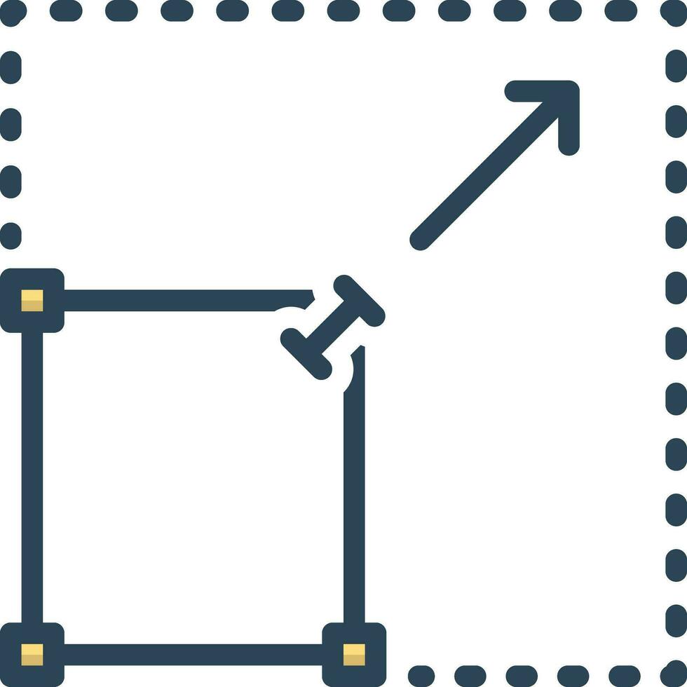 color icon for spread vector