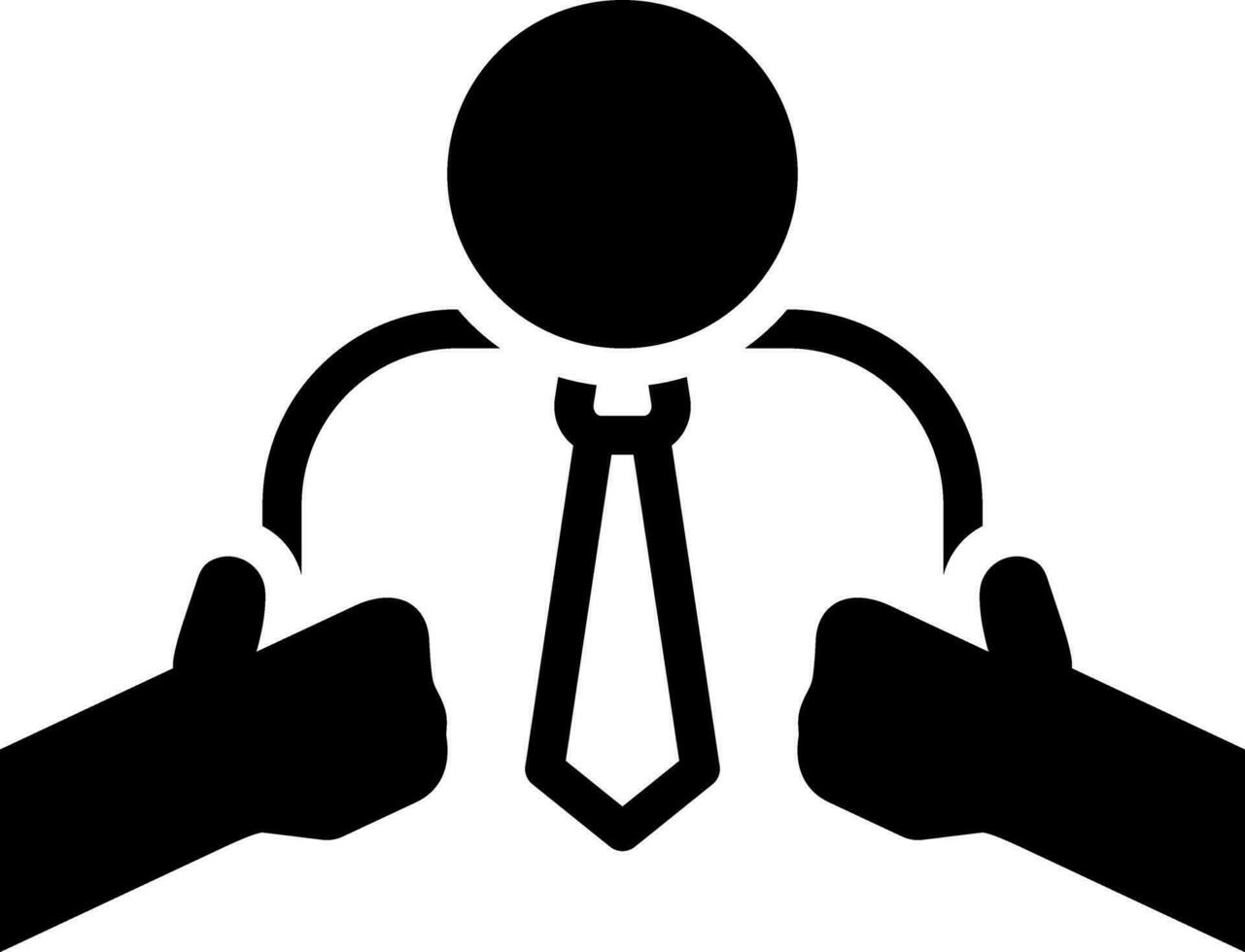 solid icon for admire vector