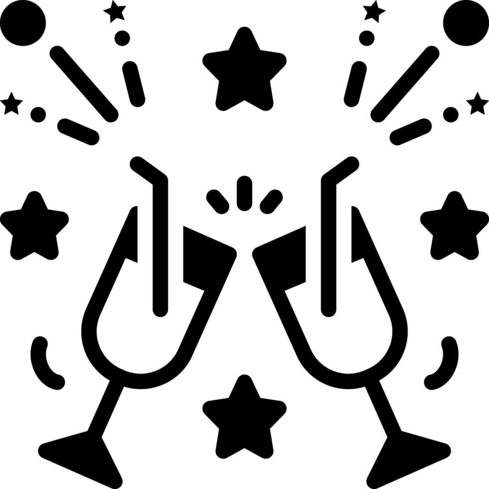 solid icon for enjoy vector