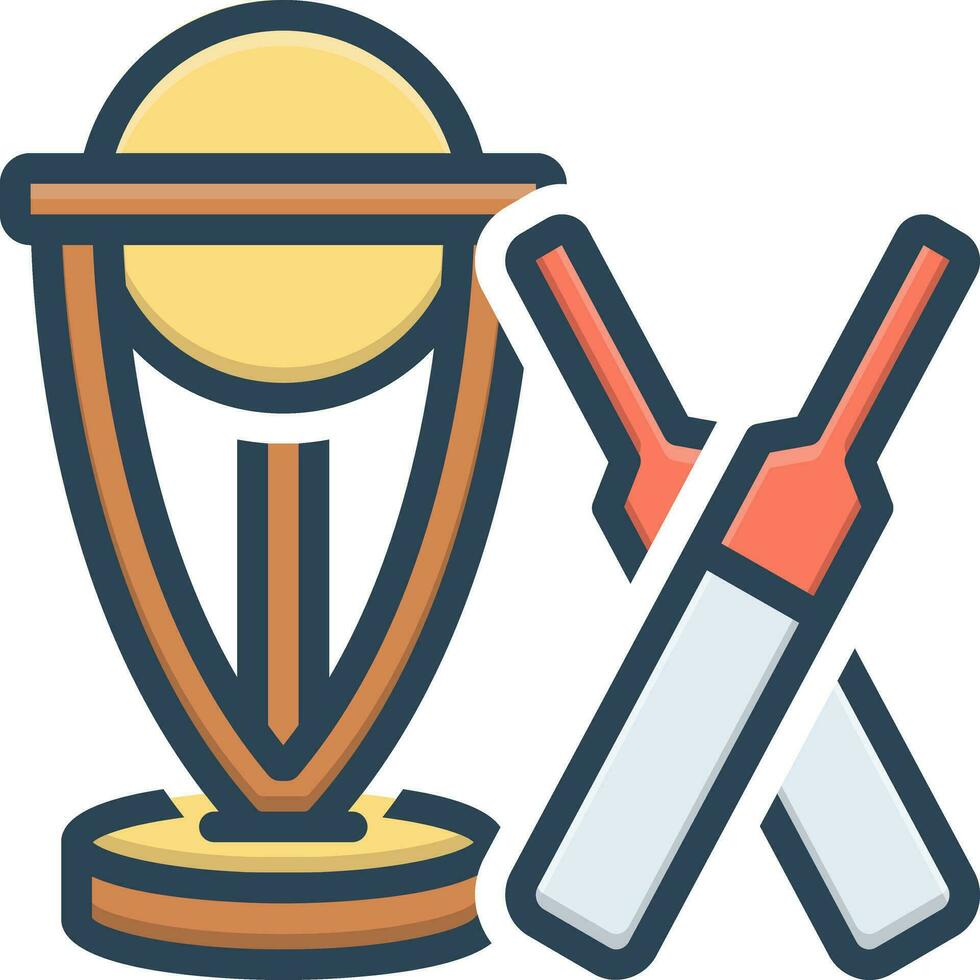 color icon for championship vector