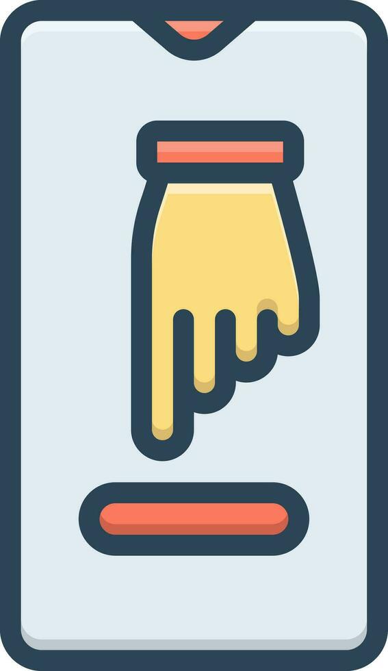 color icon for now vector