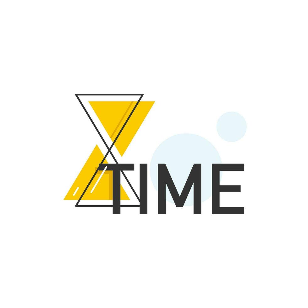 Clock logotype,Time management,flat design icon vector illustration