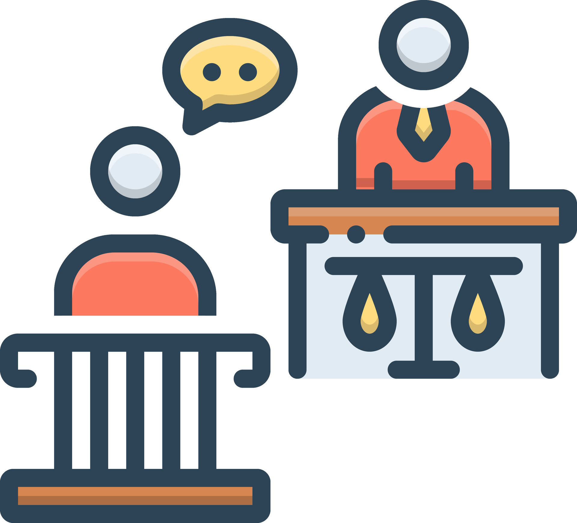 color icon for witness 26766690 Vector Art at Vecteezy