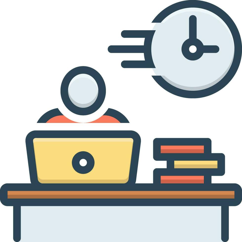 color icon for quick vector