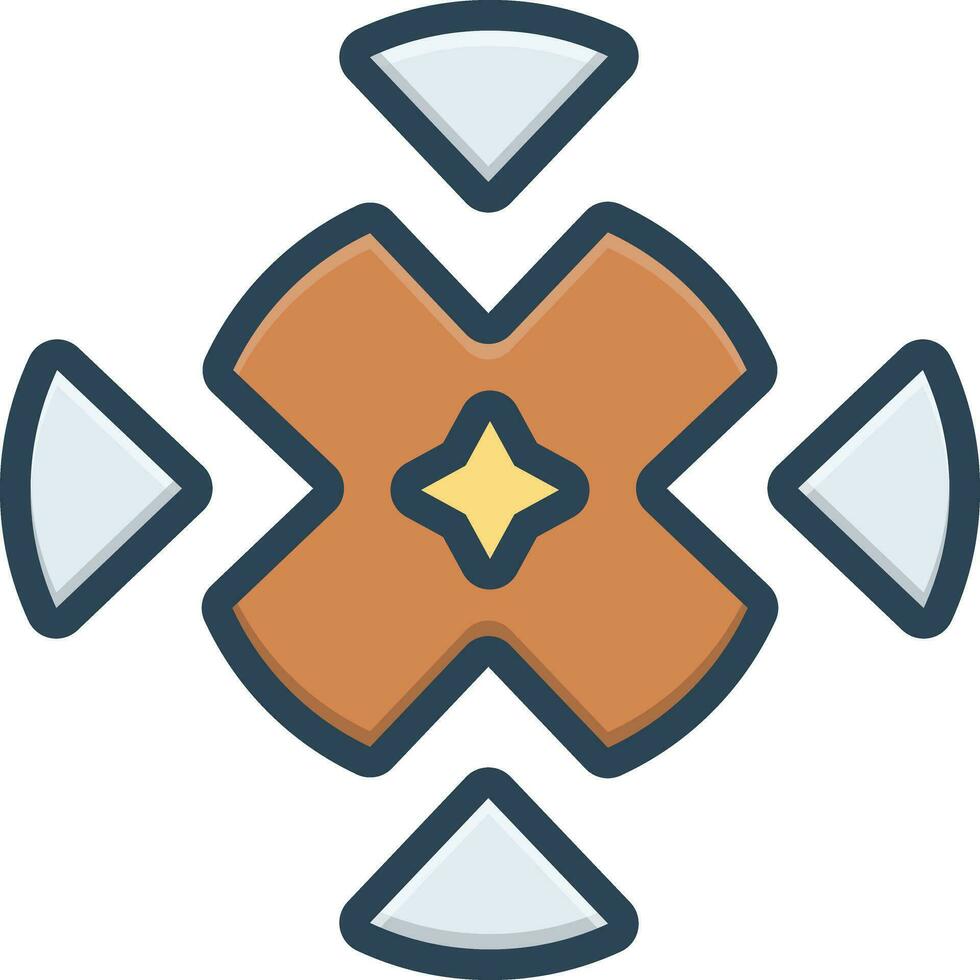 color icon for inclusive vector