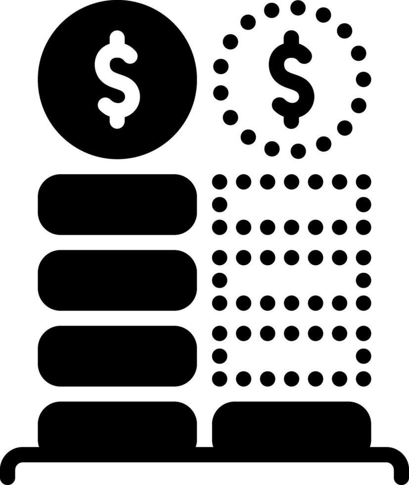 solid icon for less vector
