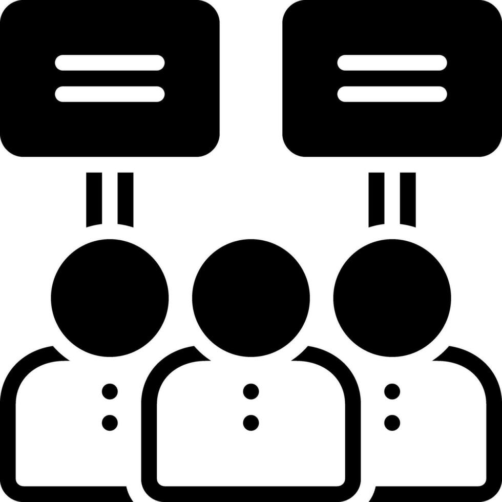 solid icon for demonstration vector