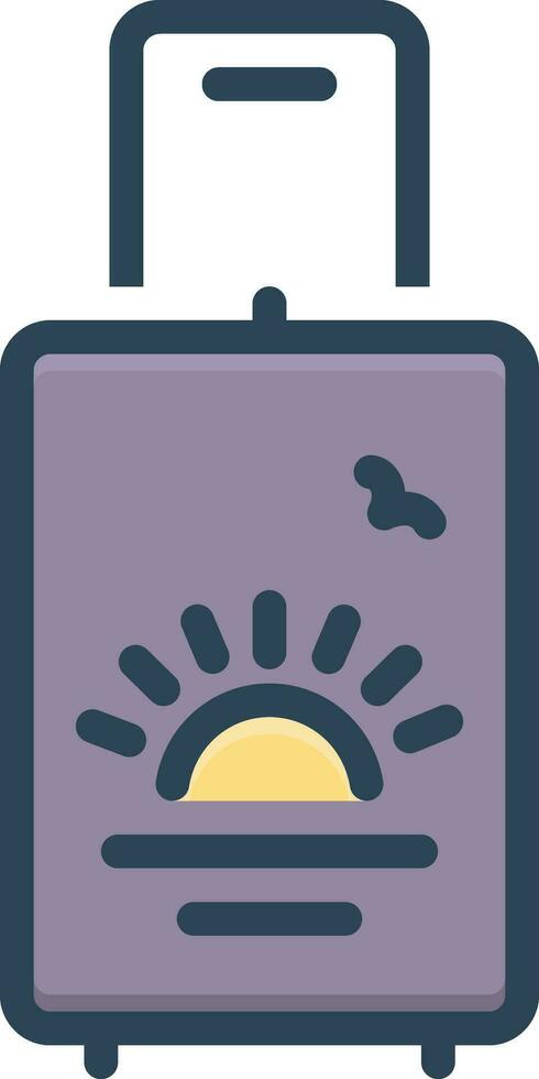 color icon for holiday vector