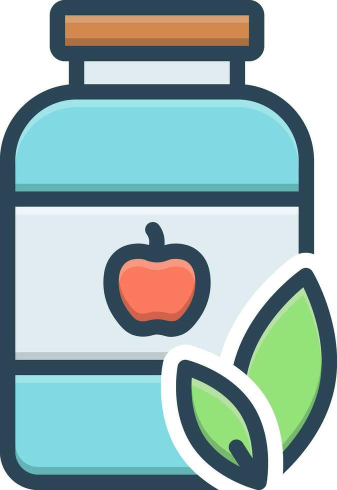 color icon for protein vector
