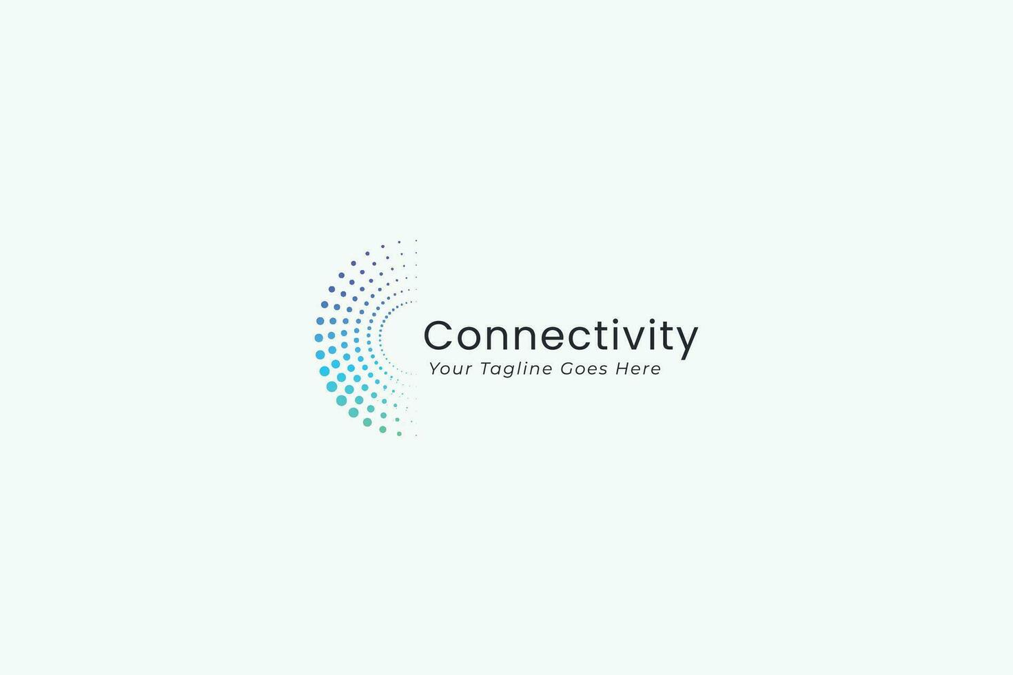 Connectivity Logo Business Global Technology and Network vector