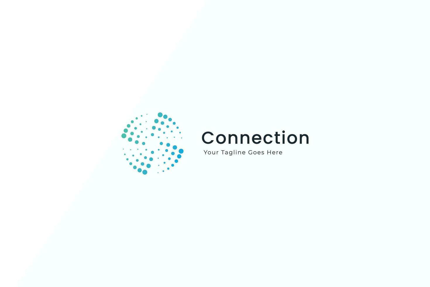 Technology Connection Network Developer Business App Software with Swirl Dots Concept vector