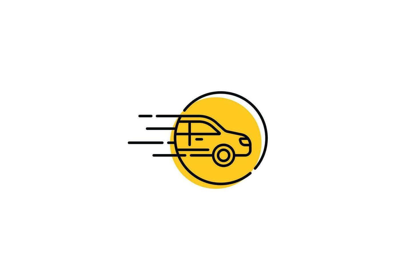 Fast Drive Checking Car Performance Automotive Service and Repair Business Logo vector