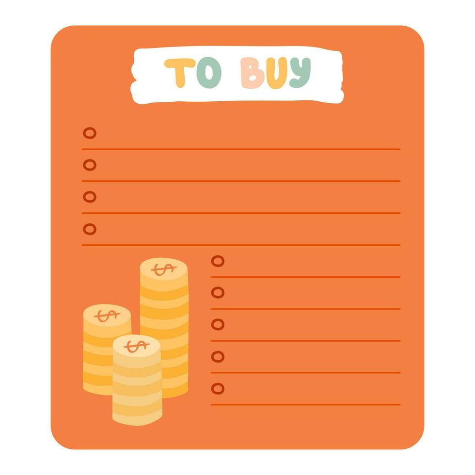 Cute scrapbook templates for planner notes, to do, to buy and other with colorful illustrations about work life balance. With printable, editable illustrations. For school and university schedule. vector