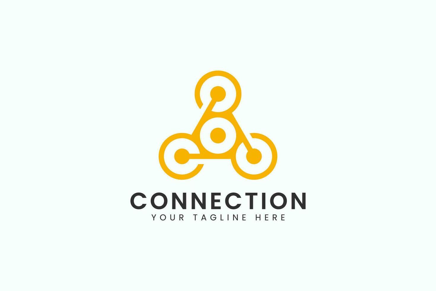 Connection Dots Cycling Global Network Sign Symbol Technology Network Community vector
