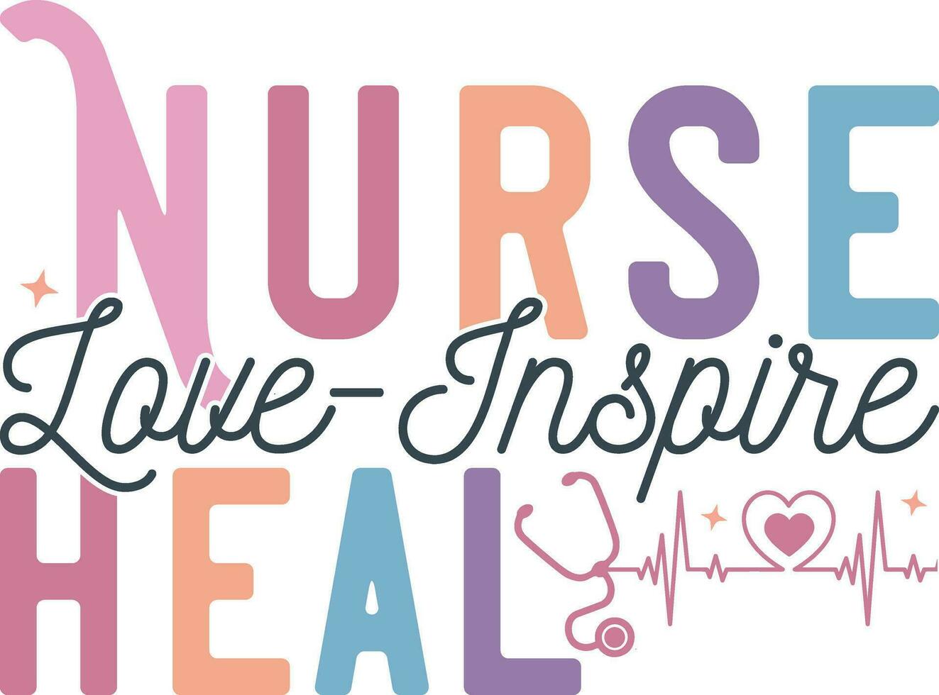 Retro Nurse Sublimation Design,Vector File vector