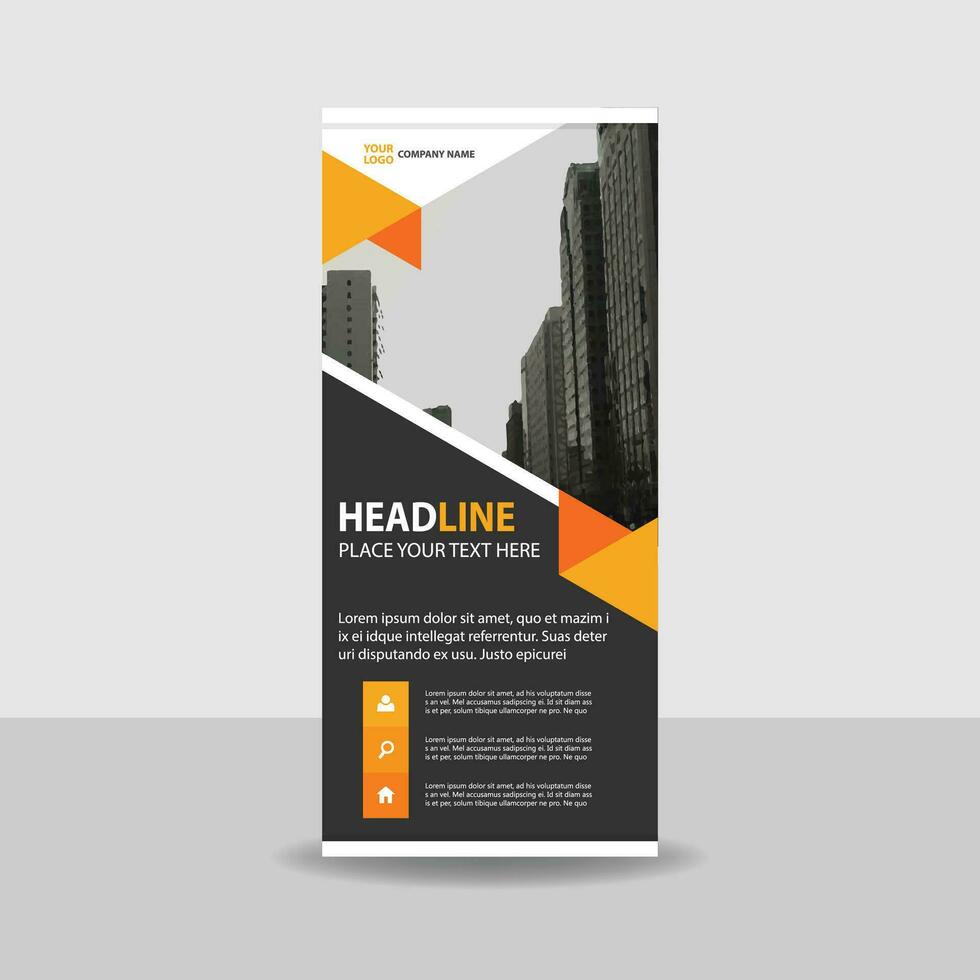 Corporate Roll-up Banners vector