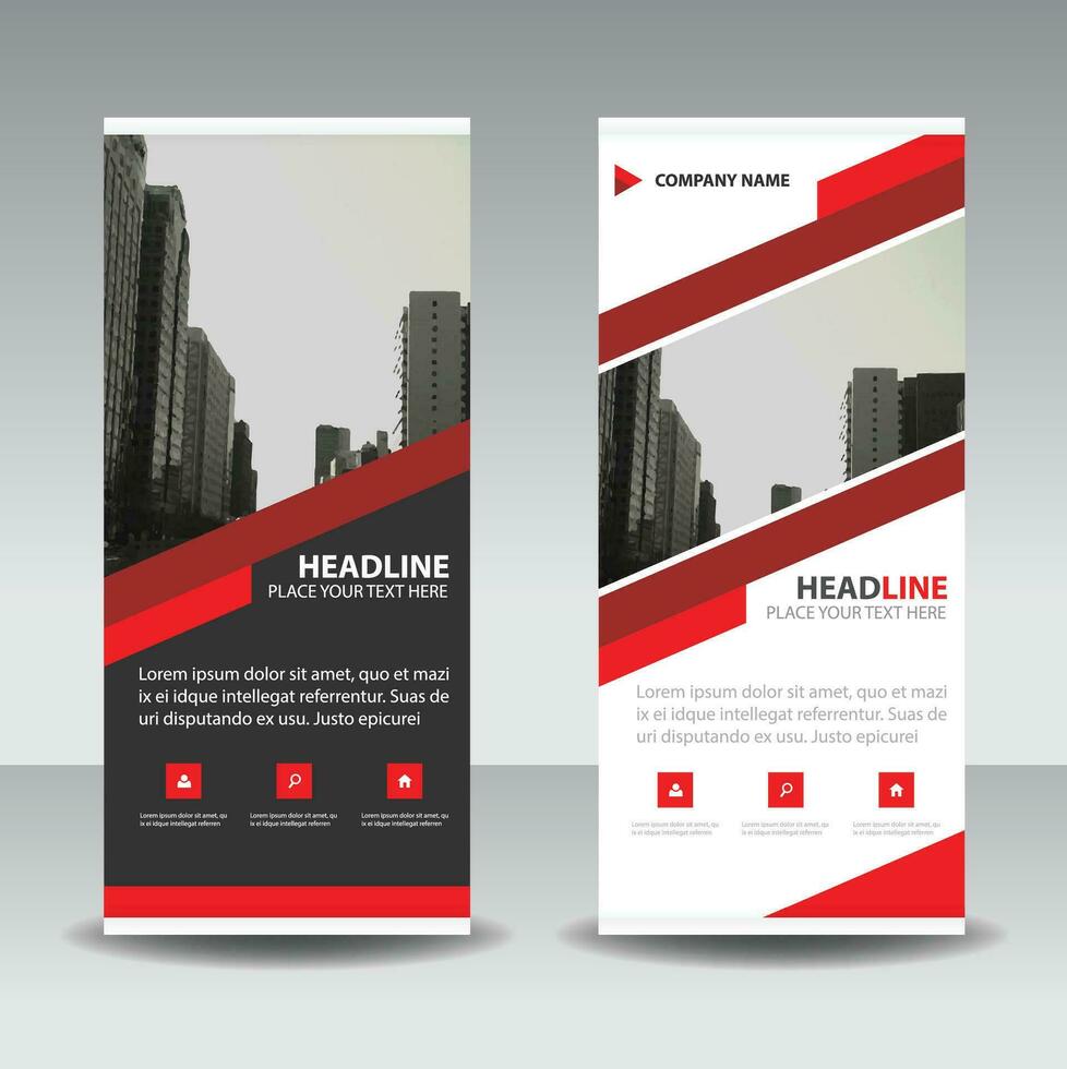 Corporate Roll-up Banners vector