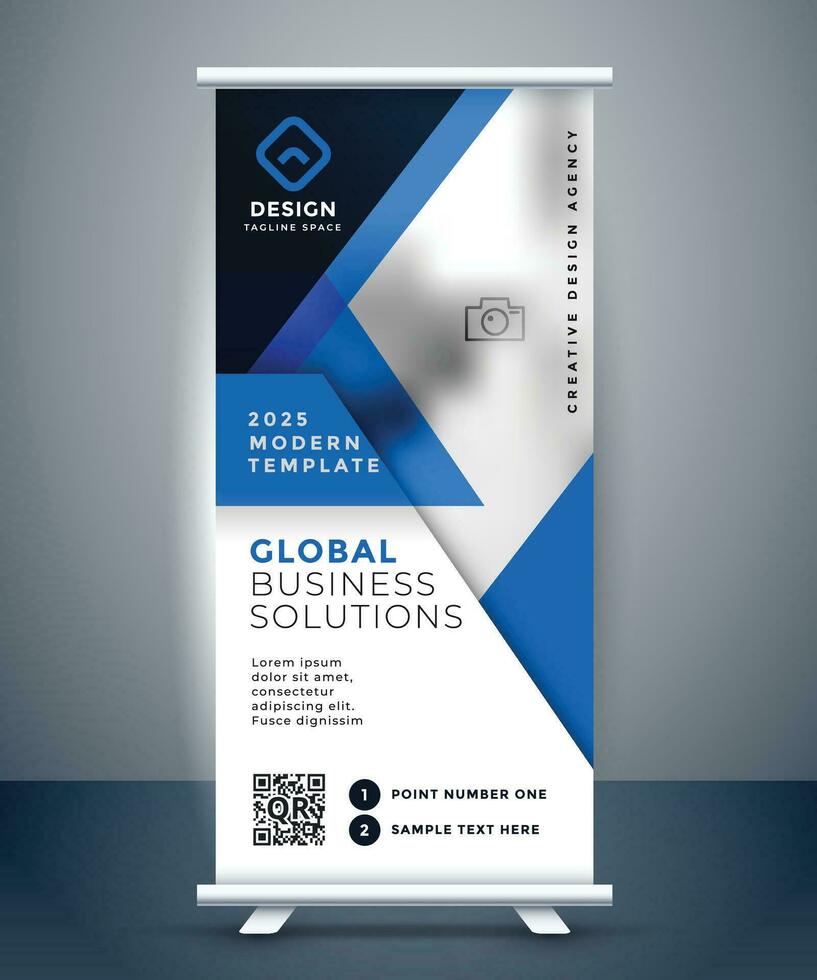 Corporate Roll up Banner vector