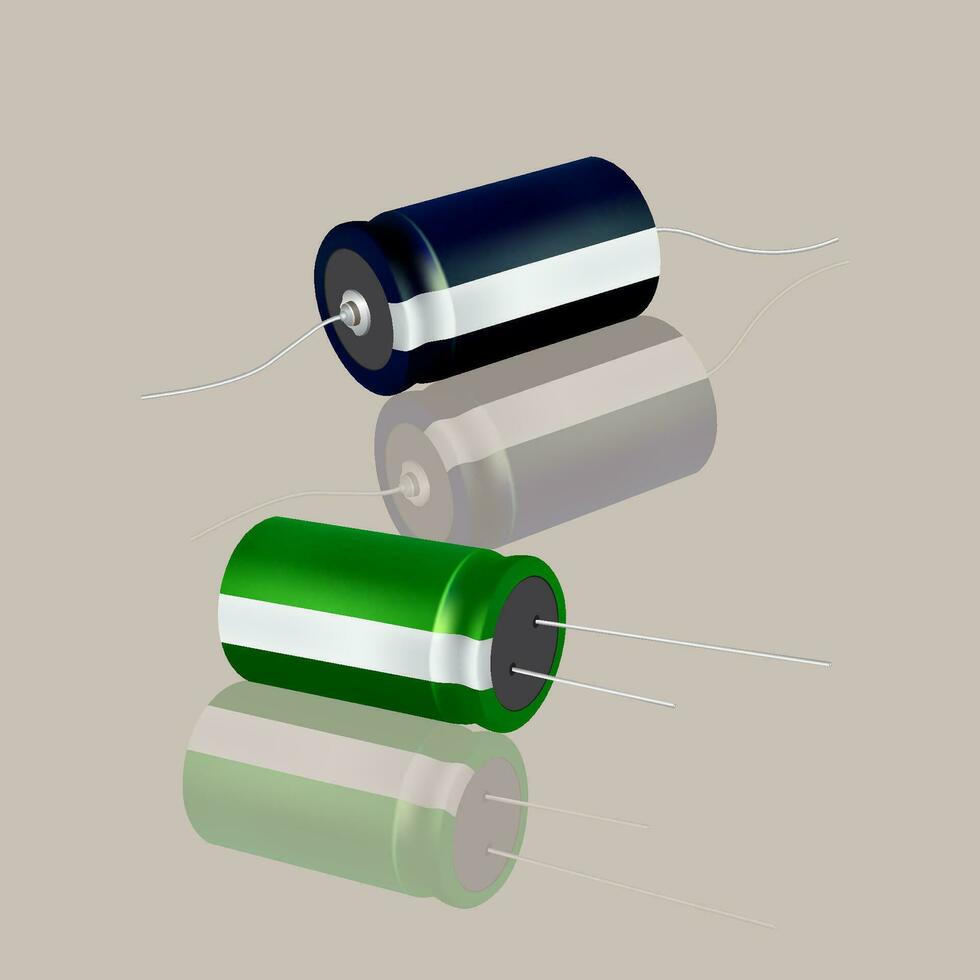 Chip capacitor icon. Isometric of chip capacitor vector icon for web design isolated on gray background.