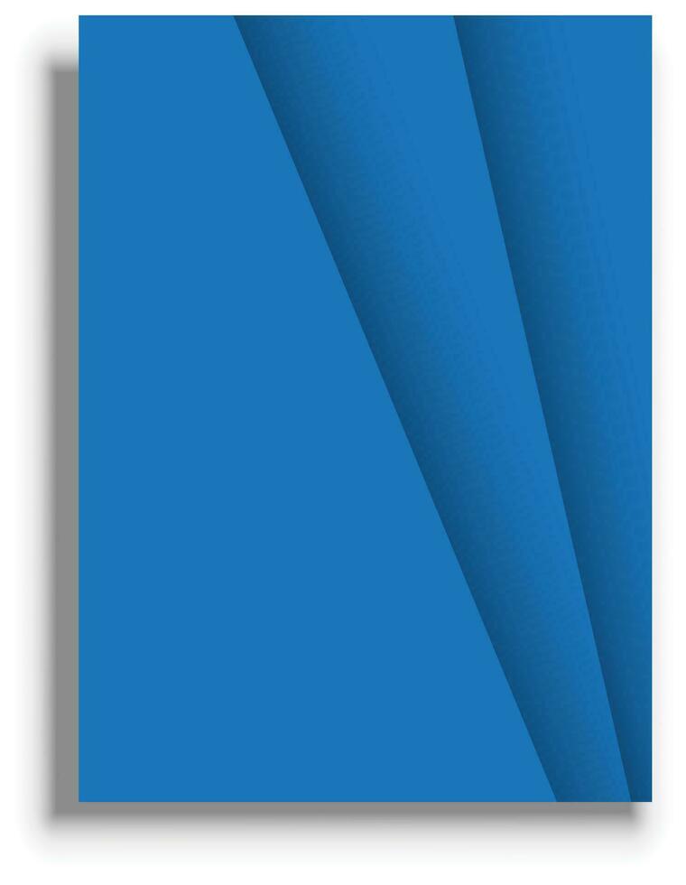 Presentation cover template, blue vector background