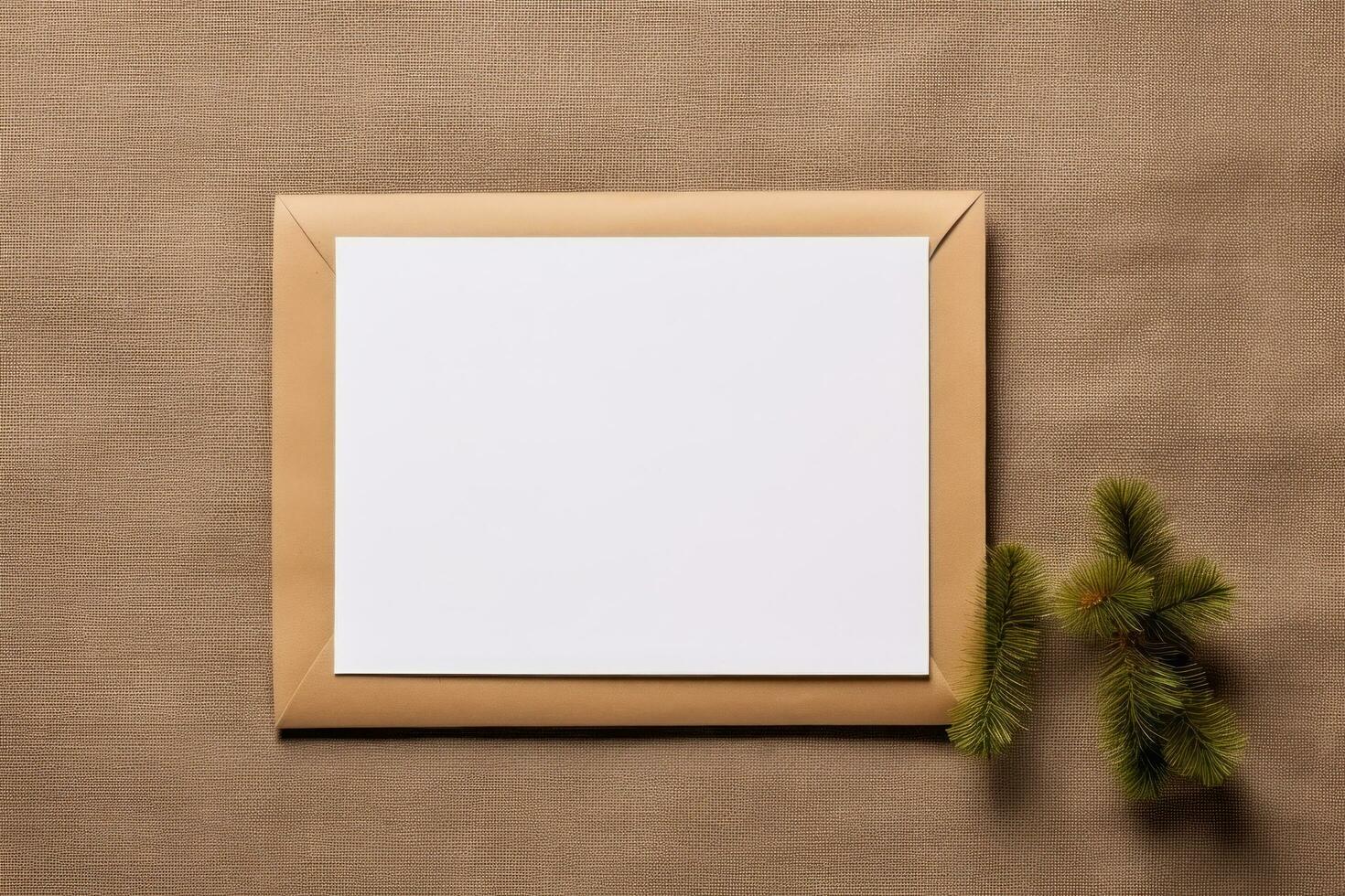 Christmas card mockup photo