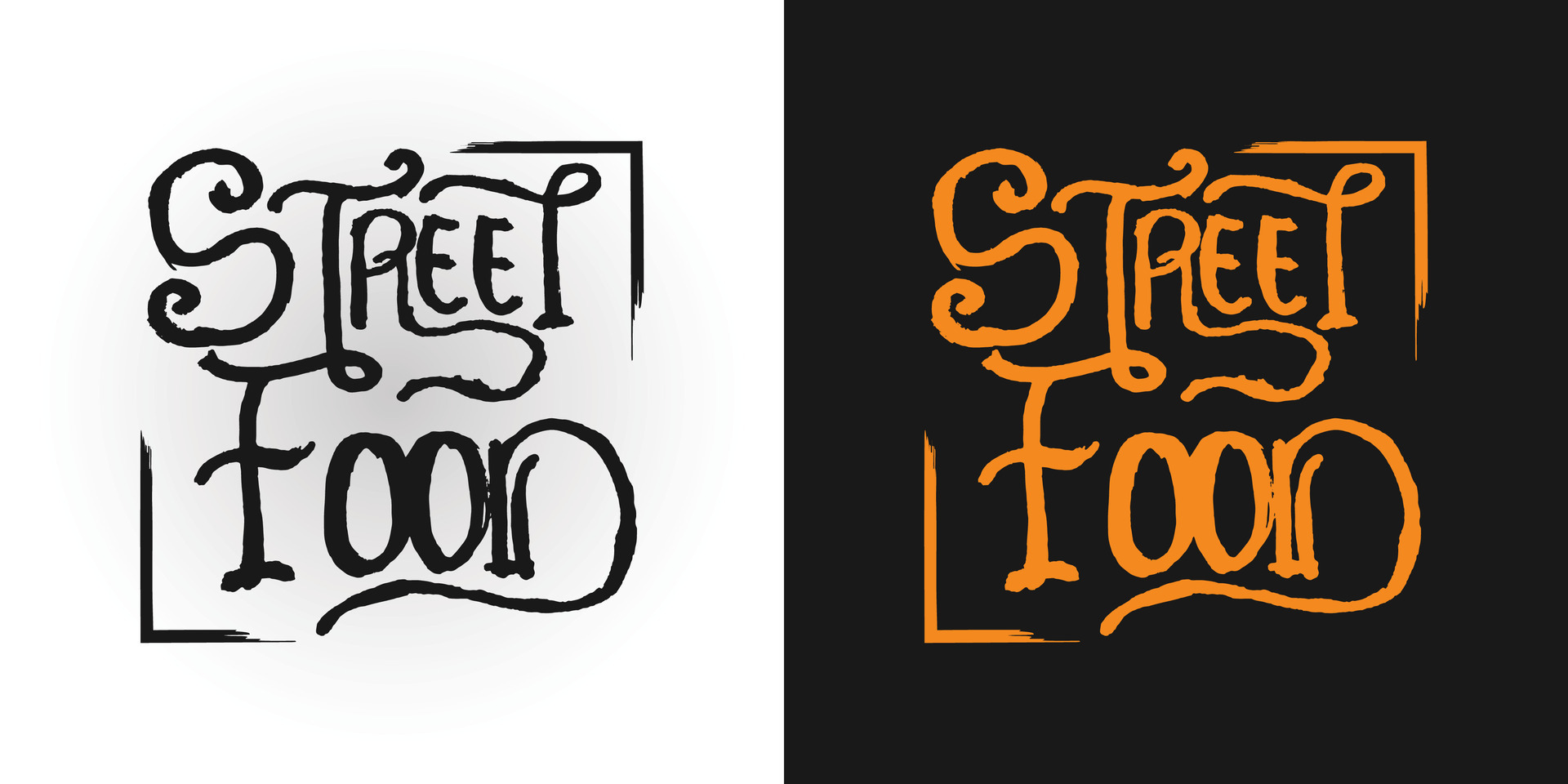 Street food festival logo design template. 26770828 Vector Art at Vecteezy