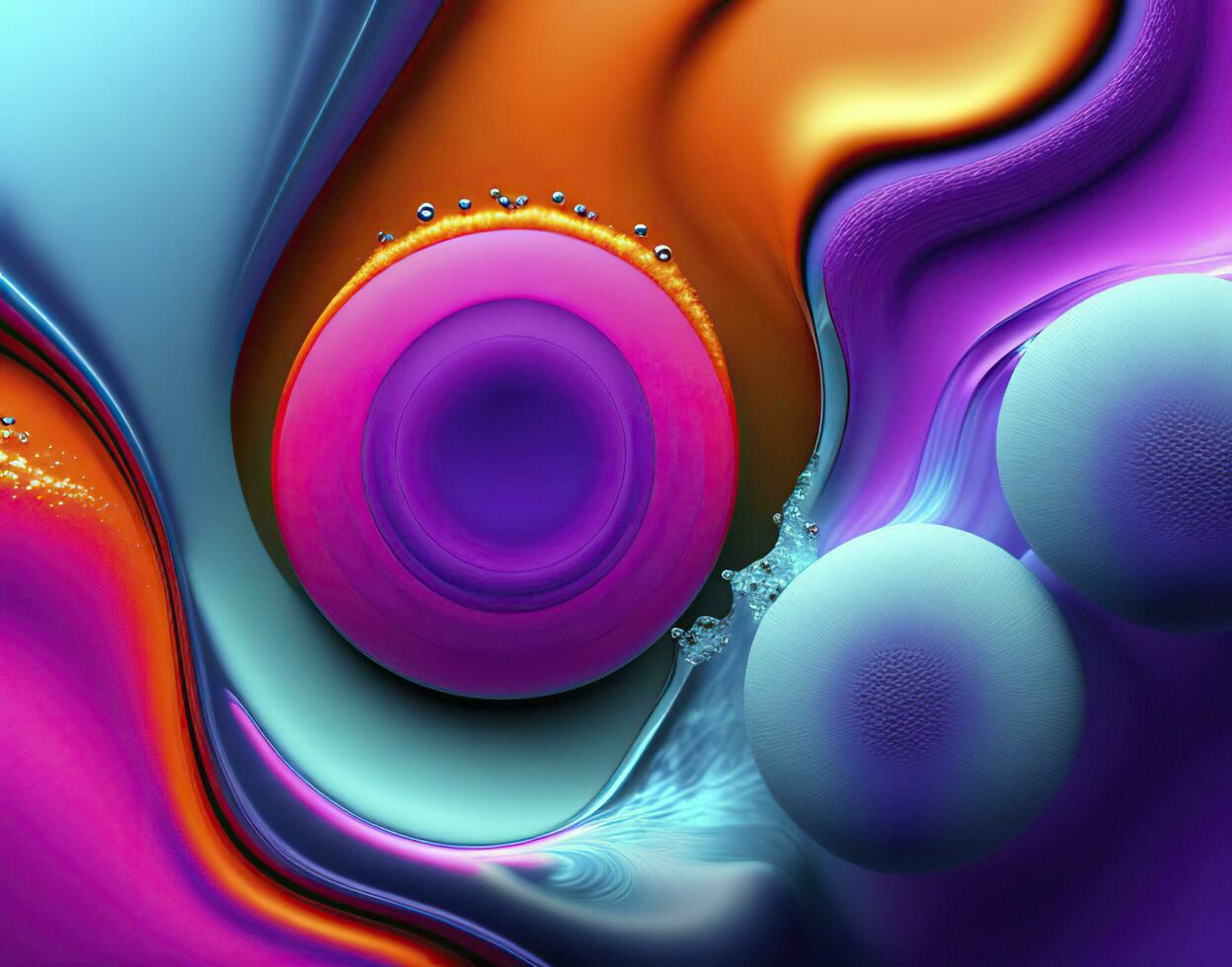 Abstract background with a fluid, water-like texture. AI Generated photo