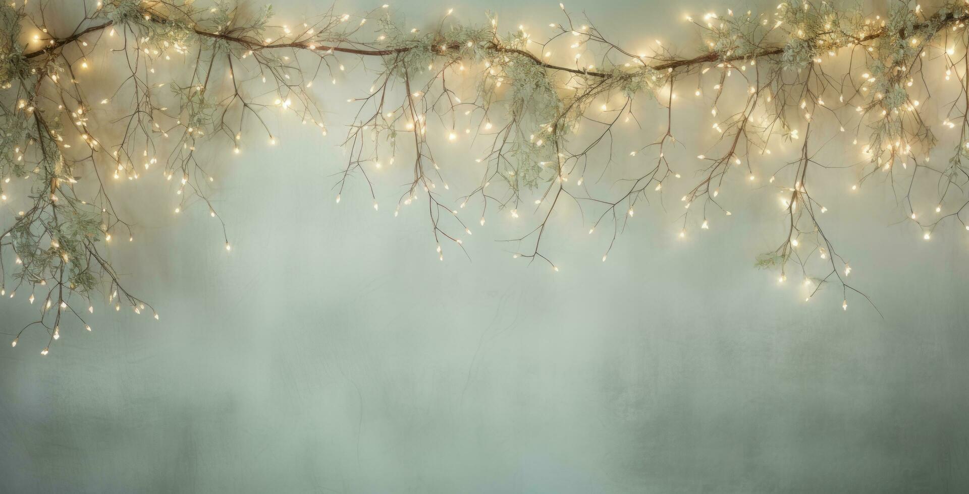 Christmas lights background photo