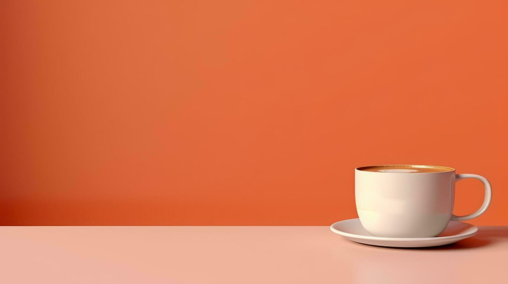 Minimalist coffee background photo