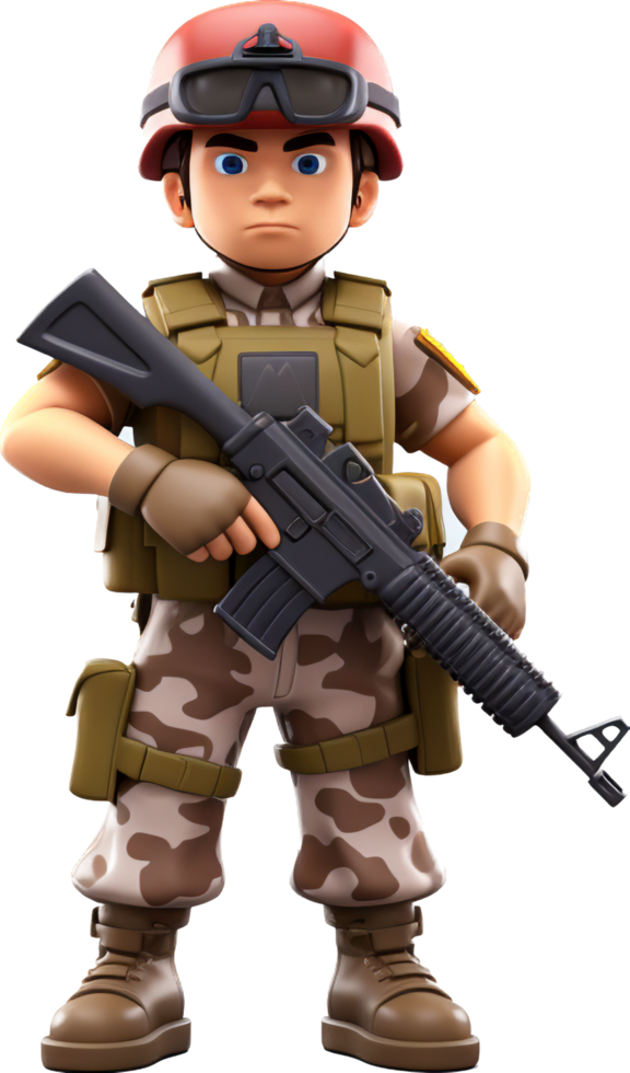 Soldier with . png