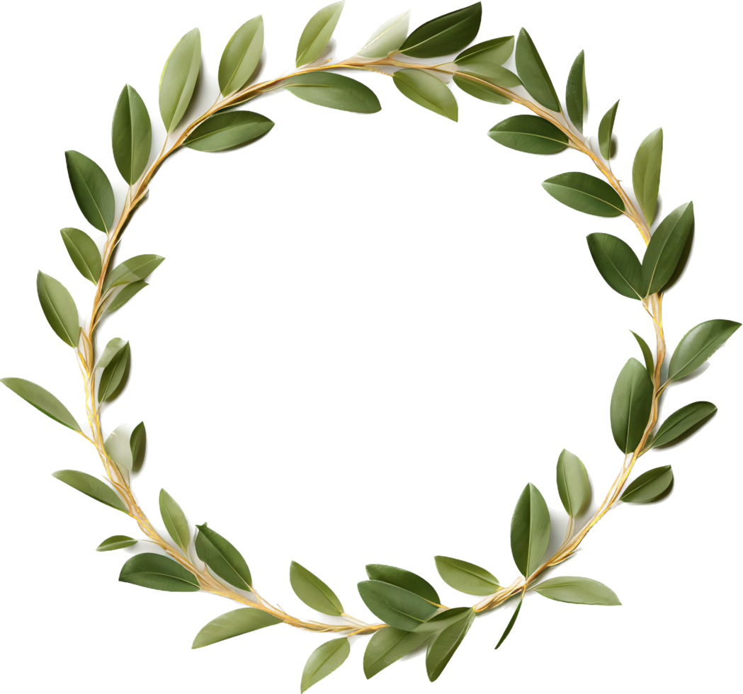 laurel krans png med ai genererad.