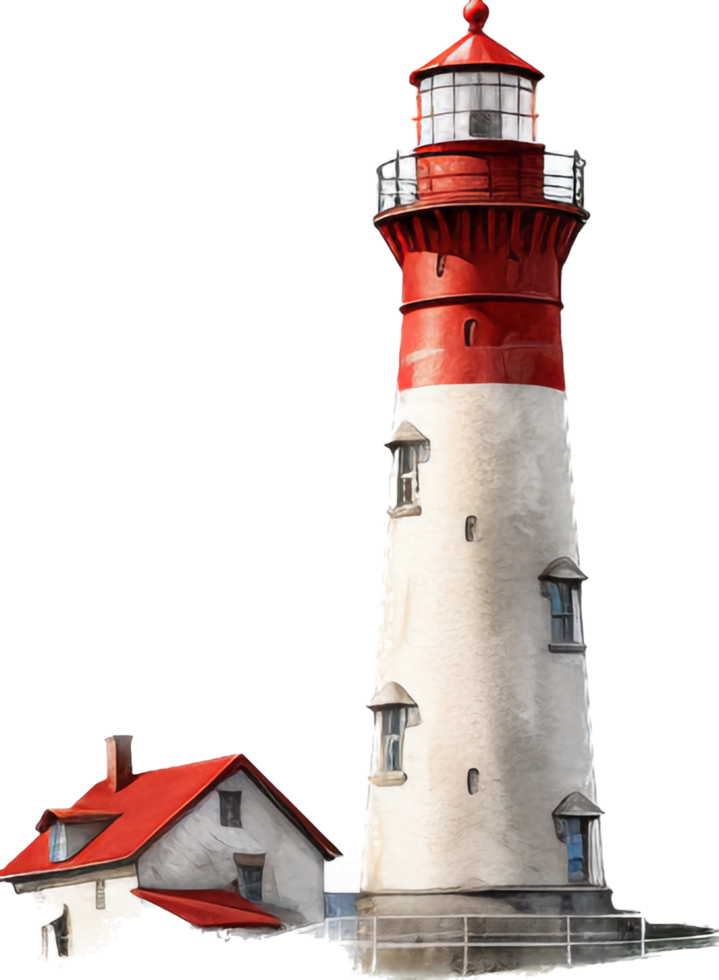 phare png avec ai généré.