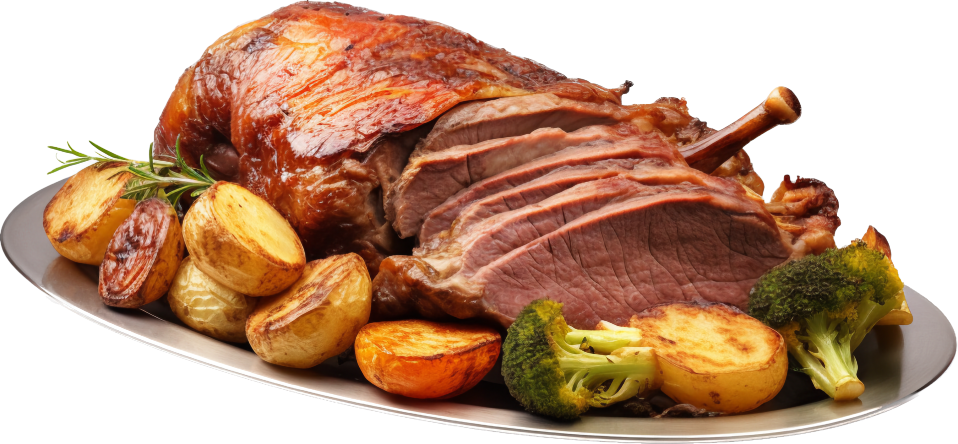 Sunday roast png with AI generated.