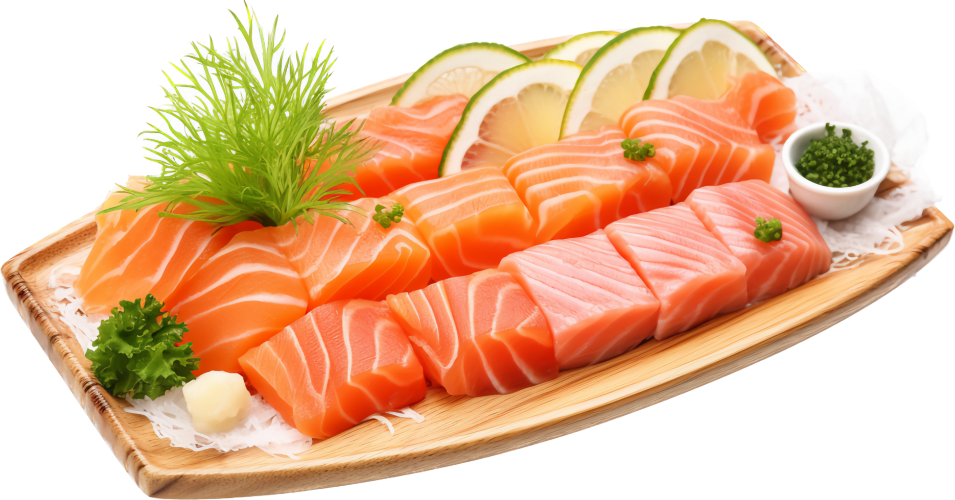Sashimi png with AI generated