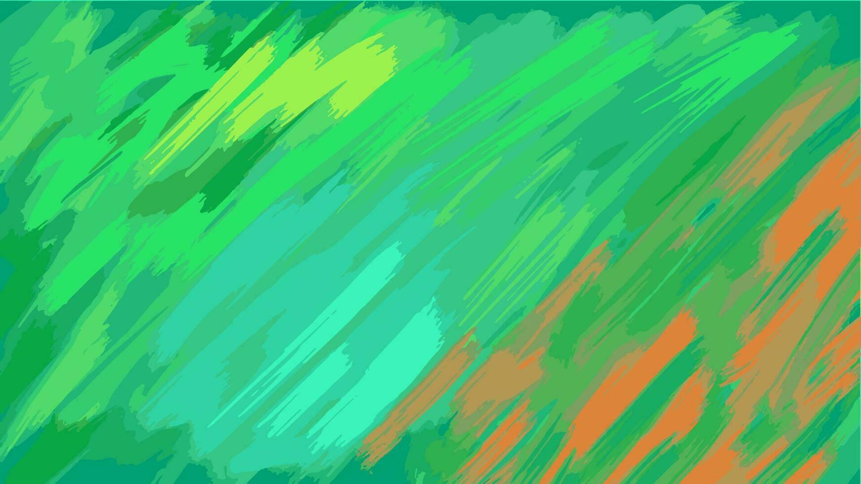 brillante vistoso resumen de verde amarillo rojo sombras, áspero golpes de pintar con oblicuo líneas. Arte diseño. mano dibujado textura. vector
