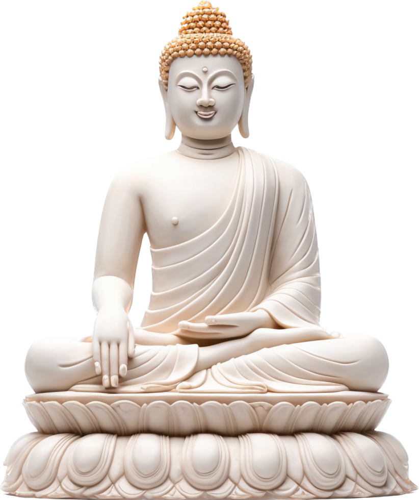 Buddha Statue png with AI generated.