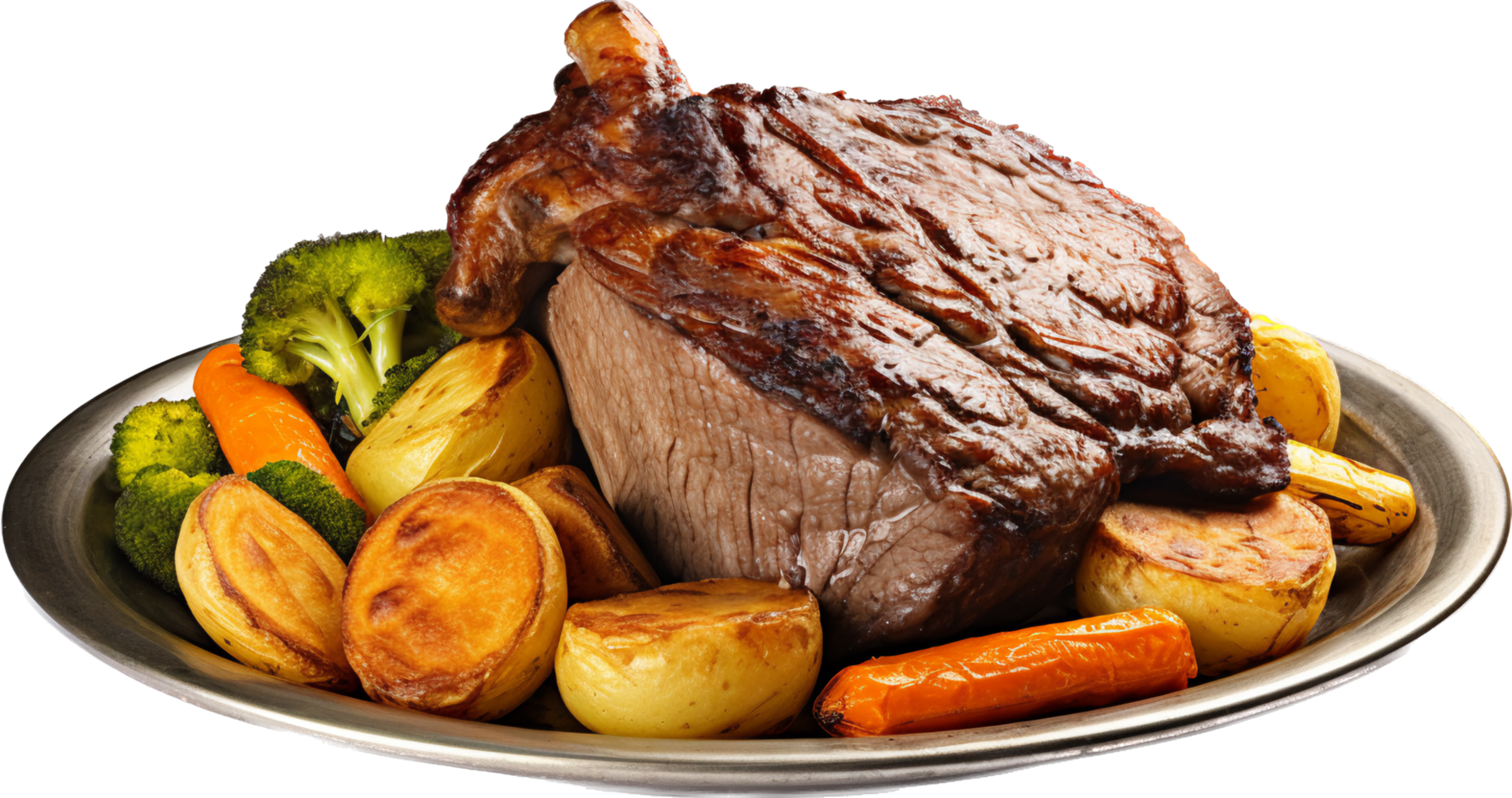 Sunday roast png with AI generated.