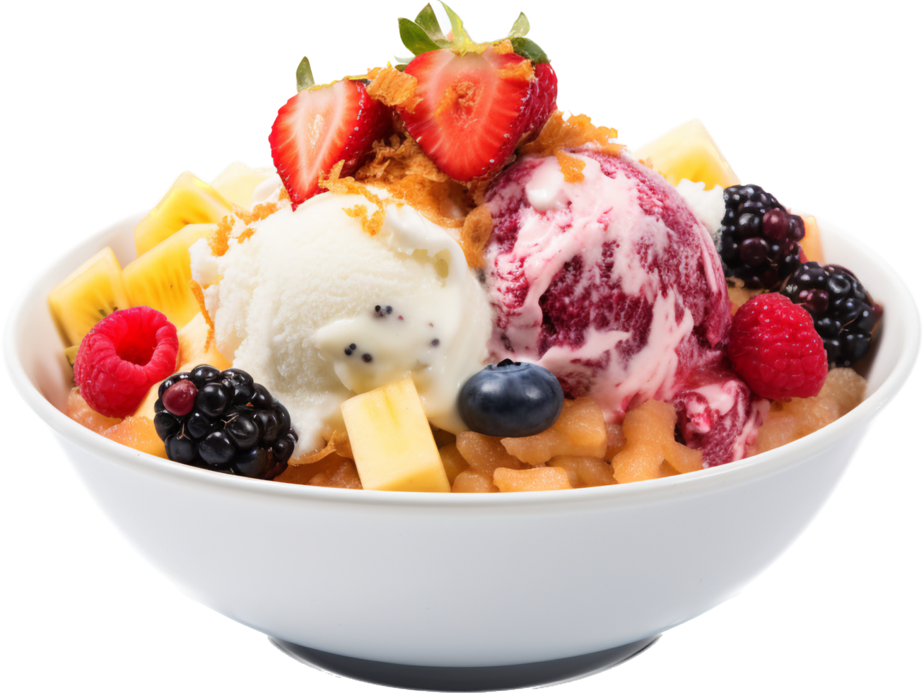 bingsu png com ai gerado.