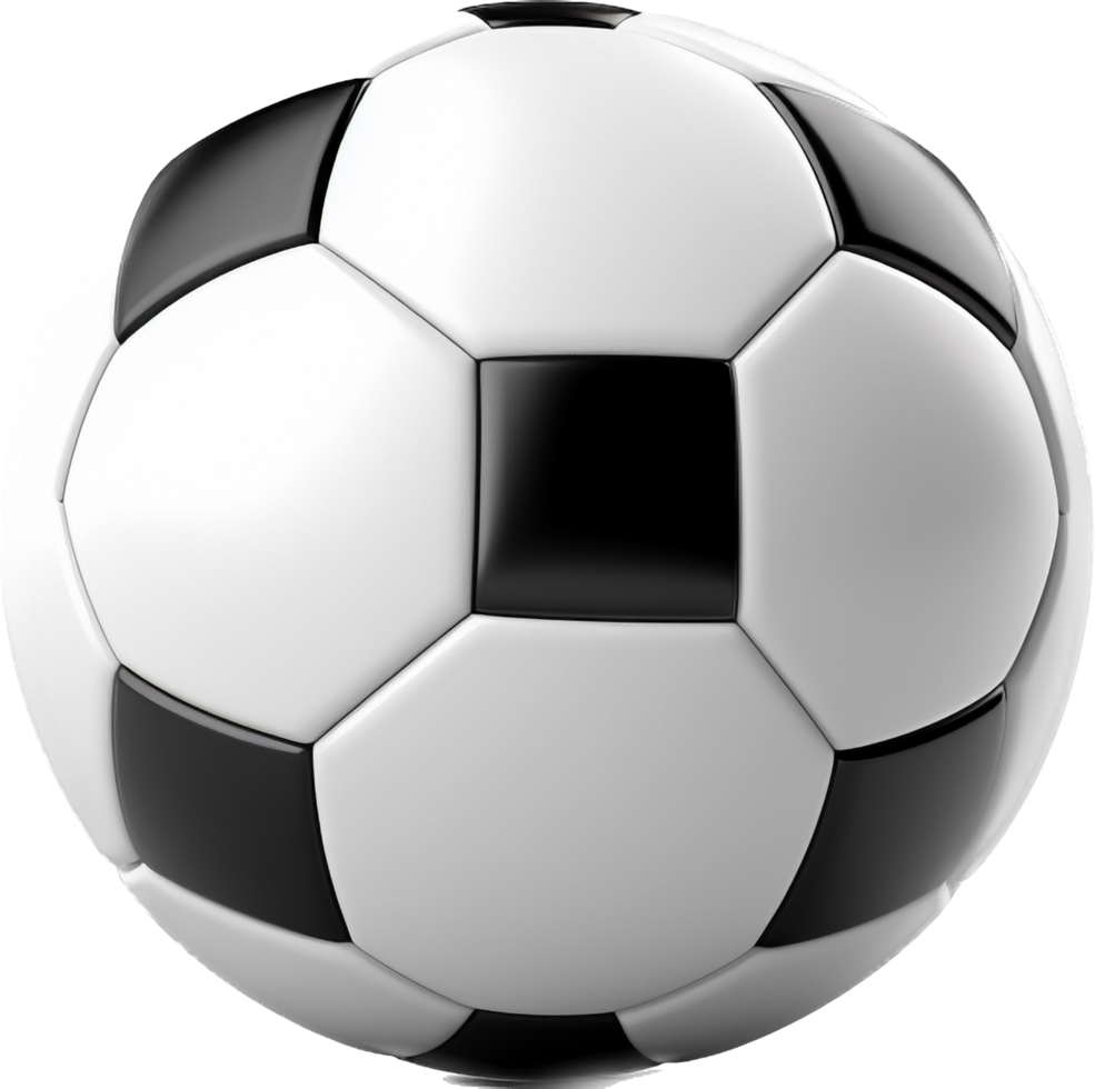 Soccer ball png with AI generated.