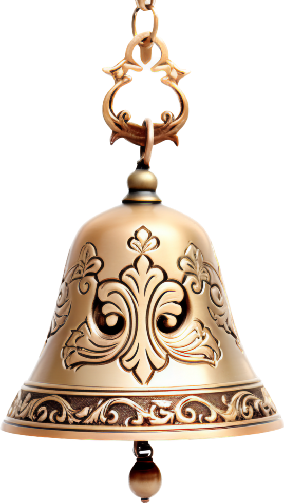 Wedding bell png with AI generated.