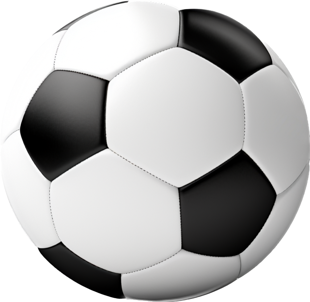 Soccer ball png with AI generated.