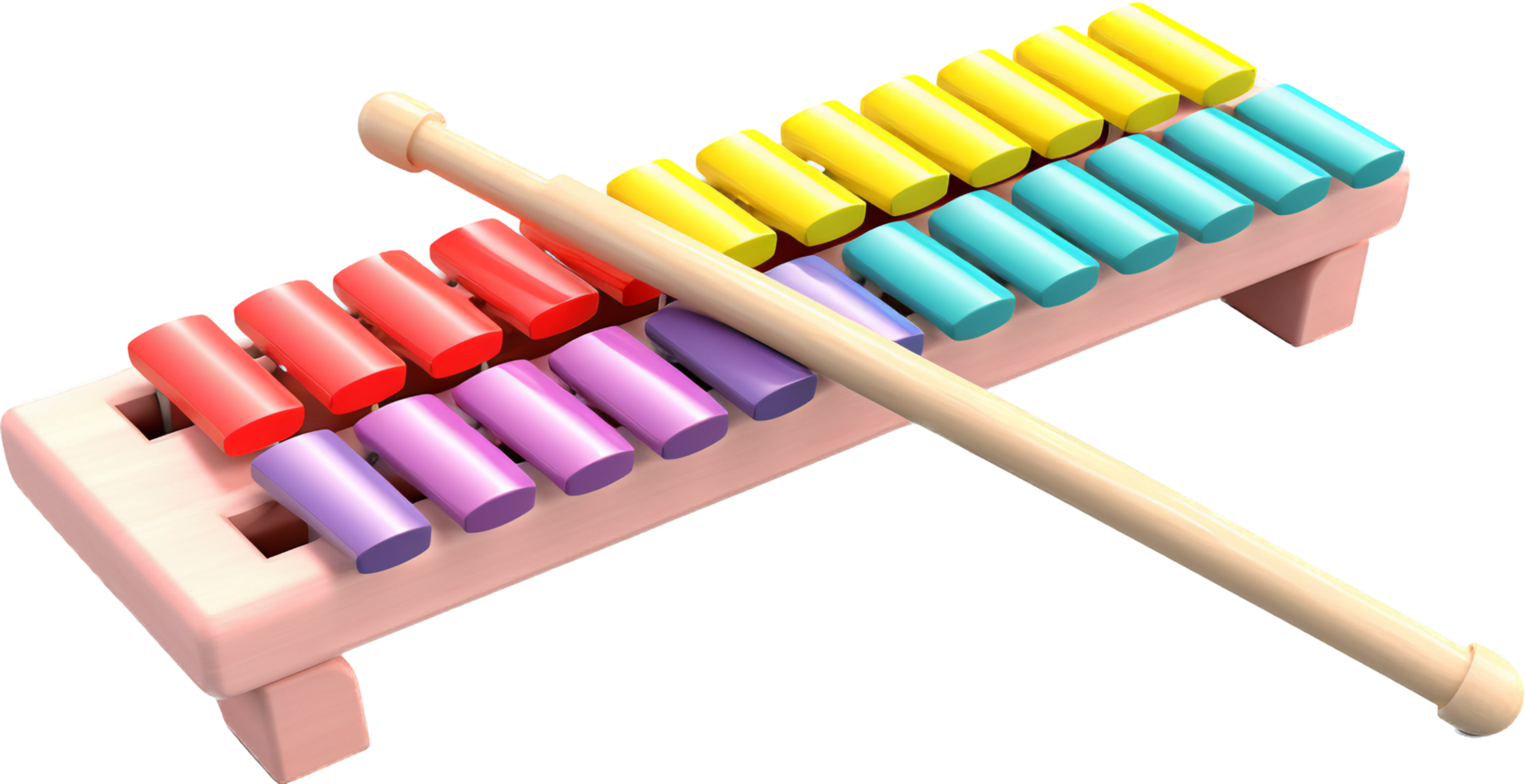 Xylophone png with AI generated.
