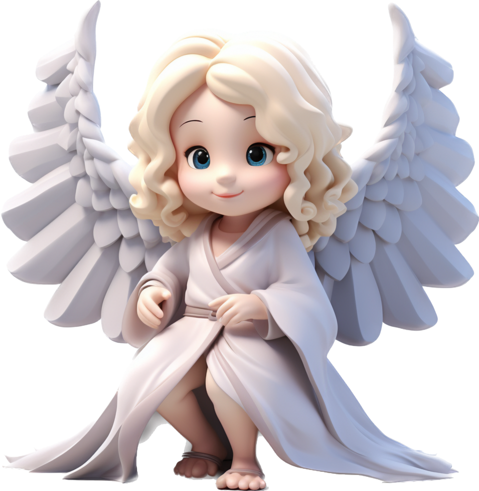 Angel png with AI generated.