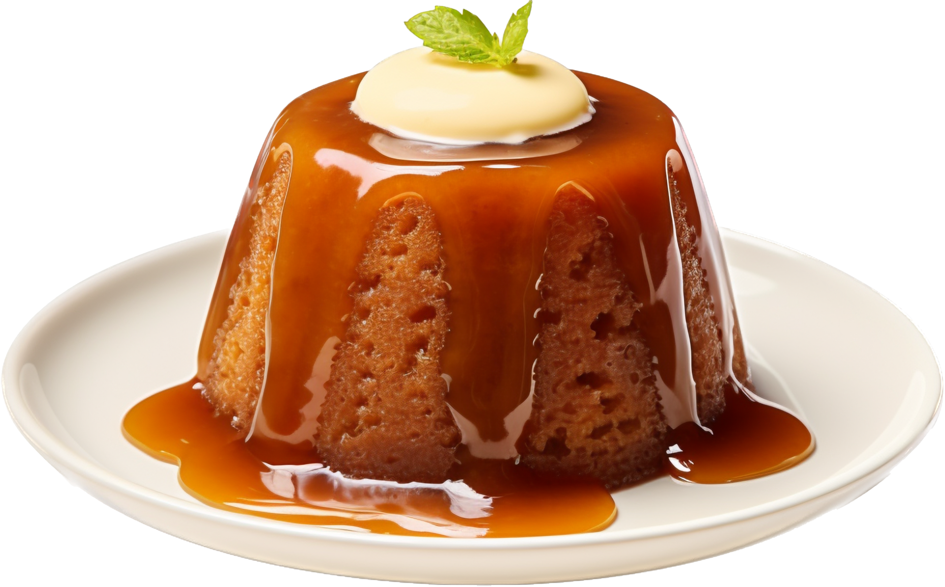Sticky toffee pudding png with AI generated. 26772520 PNG