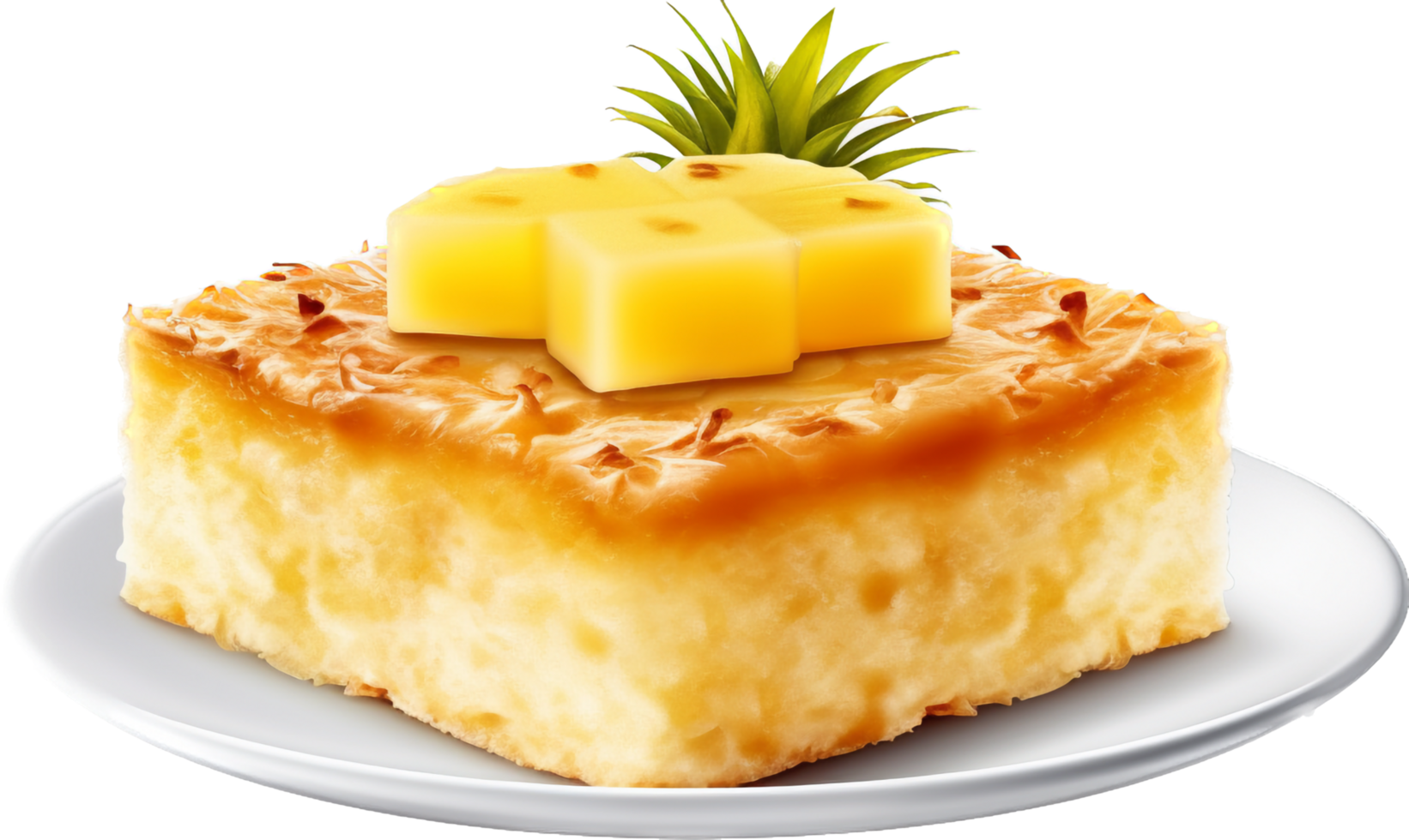 Pineapple cake with . png