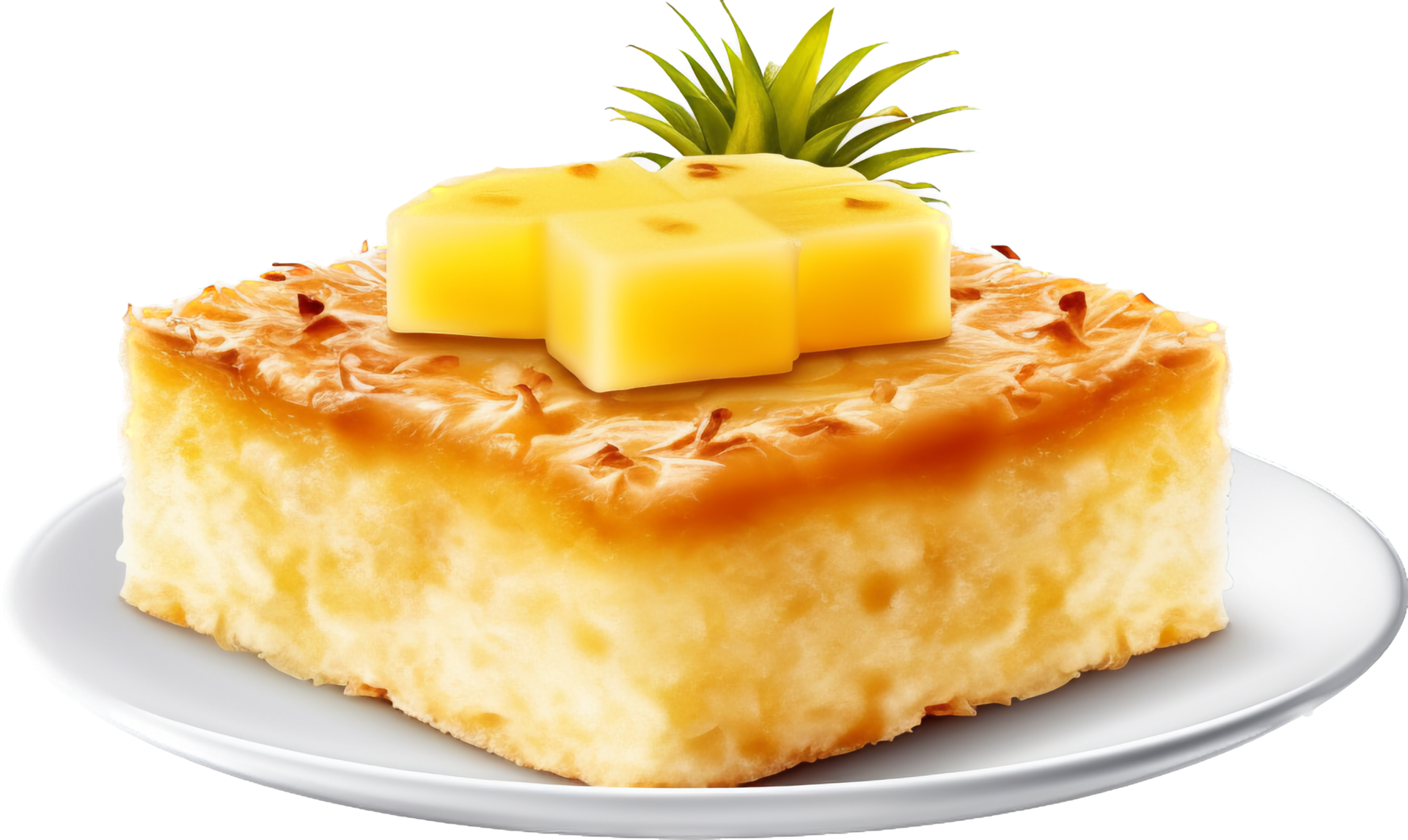 Pineapple cake with . 26772539 PNG