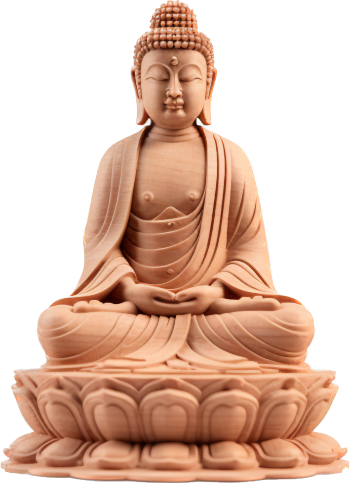 Buddha Statue png with AI generated.